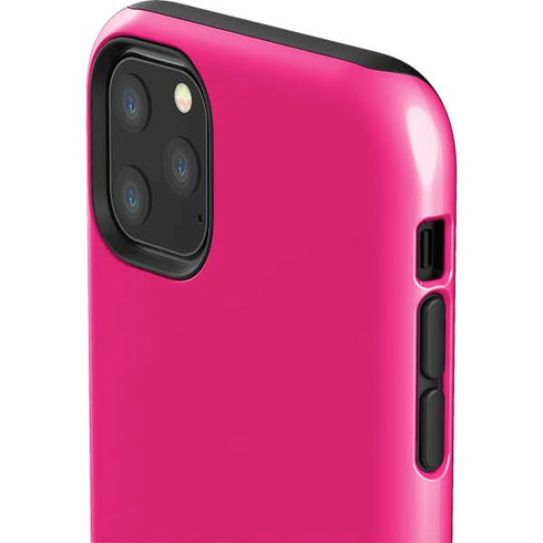 HOT Pink Solid iPhone 11 Pro Max Impact Case