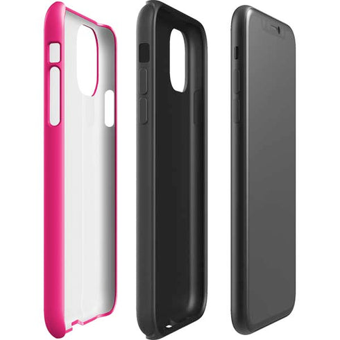 HOT Pink Solid iPhone 11 Pro Max Impact Case