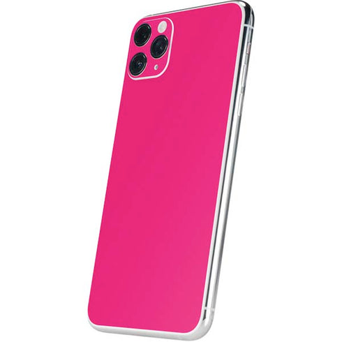 HOT Pink Solid iPhone 11 Pro Max Skin