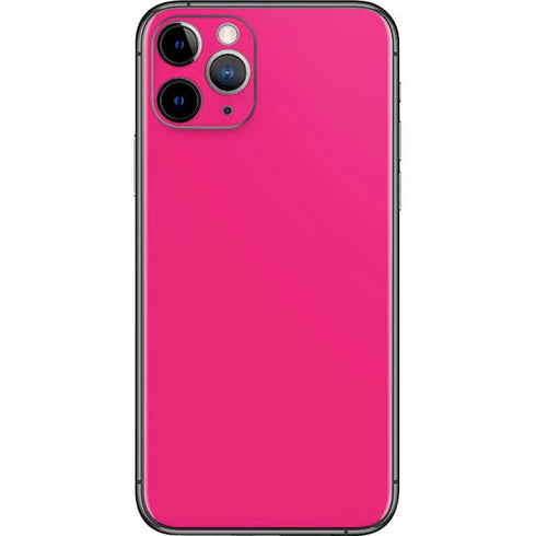 HOT Pink Solid iPhone 11 Pro Skin