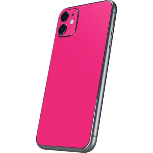 HOT Pink Solid iPhone 11 Skin