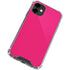 HOT Pink Solid iPhone 12 Clear Case
