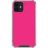 HOT Pink Solid iPhone 12 Mini Clear Case