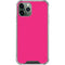 HOT Pink Solid iPhone 12 Pro Clear Case