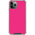 HOT Pink Solid iPhone 12 Pro Max Clear Case