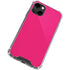 HOT Pink Solid iPhone 13 Clear Case