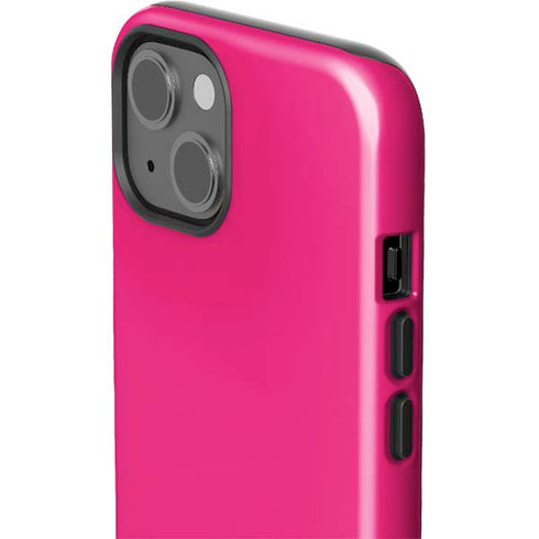 HOT Pink Solid iPhone 13 Impact Case
