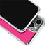 HOT Pink Solid iPhone 13 Pro Clear Case