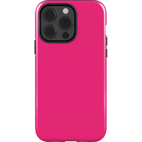 HOT Pink Solid iPhone 13 Pro Impact Case