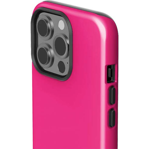 HOT Pink Solid iPhone 13 Pro Impact Case