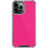 HOT Pink Solid iPhone 13 Pro Max Clear Case