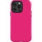 HOT Pink Solid iPhone 14 Pro Impact Case