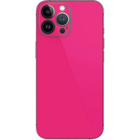 HOT Pink Solid iPhone 14 Pro Max Skin