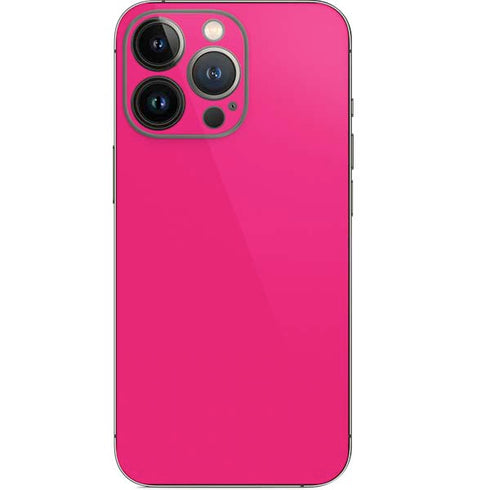 HOT Pink Solid iPhone 14 Pro Skin