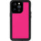 HOT Pink Solid iPhone 14 Pro Waterproof Case
