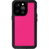 HOT Pink Solid iPhone 14 Pro Waterproof Case