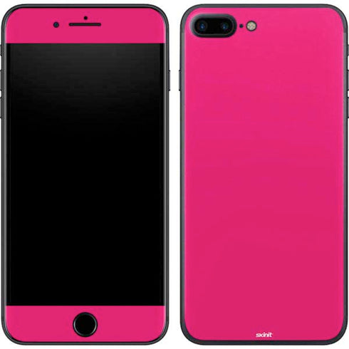 HOT Pink Solid iPhone 8 Plus Skin