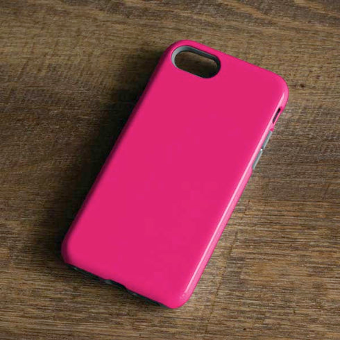 HOT Pink Solid iPhone 8 Pro Case