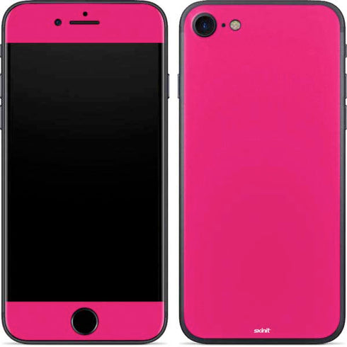 HOT Pink Solid iPhone 8 Skin
