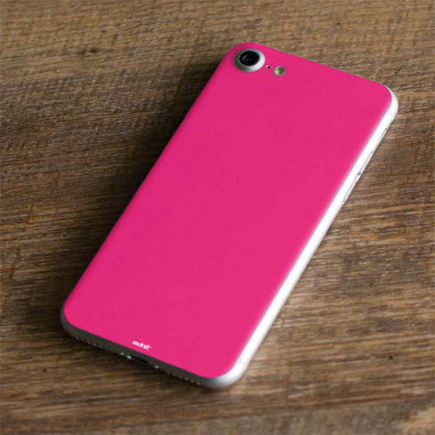 HOT Pink Solid iPhone 8 Skin