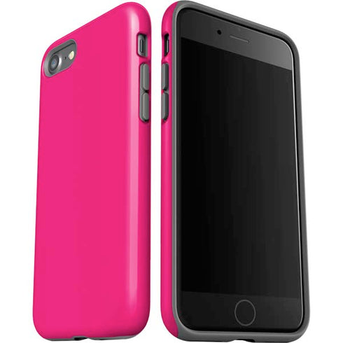 HOT Pink Solid iPhone SE (2nd & 3rd Gen) Pro Case