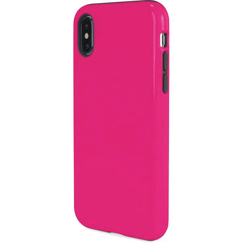 HOT Pink Solid iPhone X Pro Case