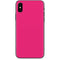 HOT Pink Solid iPhone X Skin