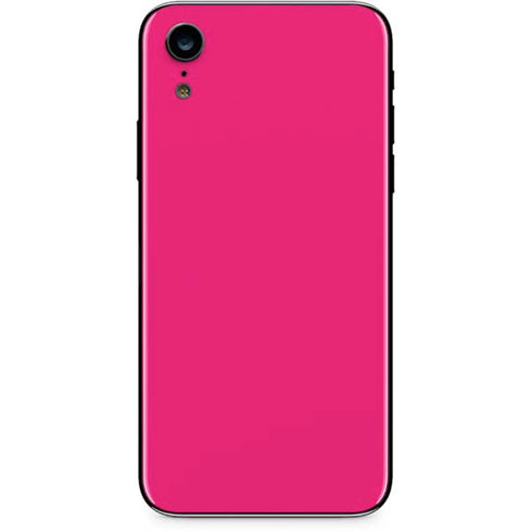 HOT Pink Solid iPhone XR Skin