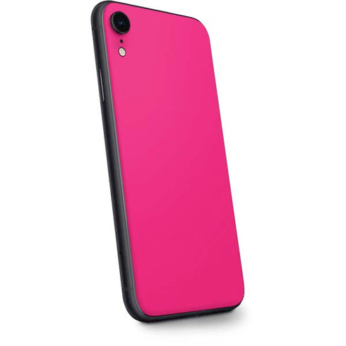 HOT Pink Solid iPhone XR Skin