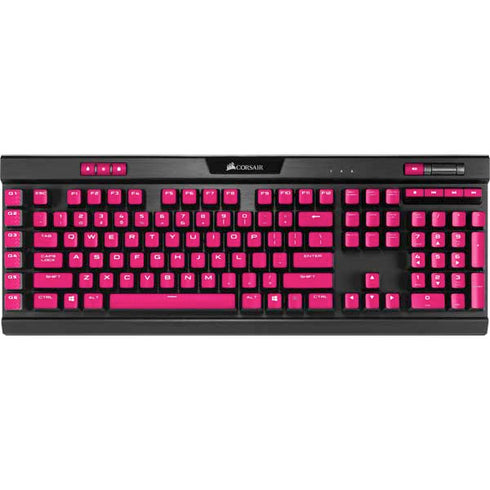 HOT Pink Solid K95 RGB PLATINUM Mechanical Gaming Keyboard Skin