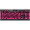 HOT Pink Solid K95 RGB PLATINUM Mechanical Gaming Keyboard Skin
