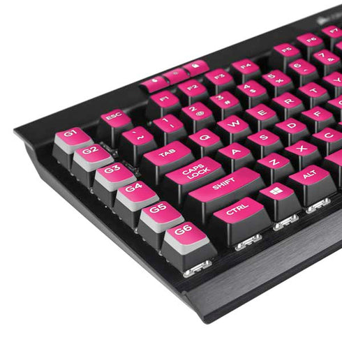 HOT Pink Solid K95 RGB PLATINUM Mechanical Gaming Keyboard Skin