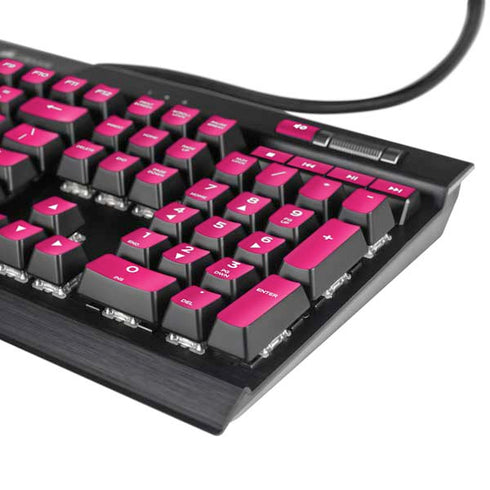 HOT Pink Solid K95 RGB PLATINUM Mechanical Gaming Keyboard Skin