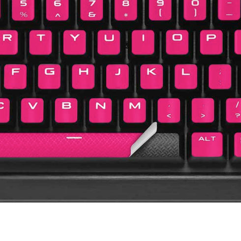 HOT Pink Solid K95 RGB PLATINUM Mechanical Gaming Keyboard Skin