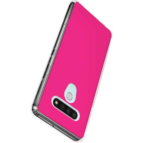 HOT Pink LG Stylo 6 Clear Case