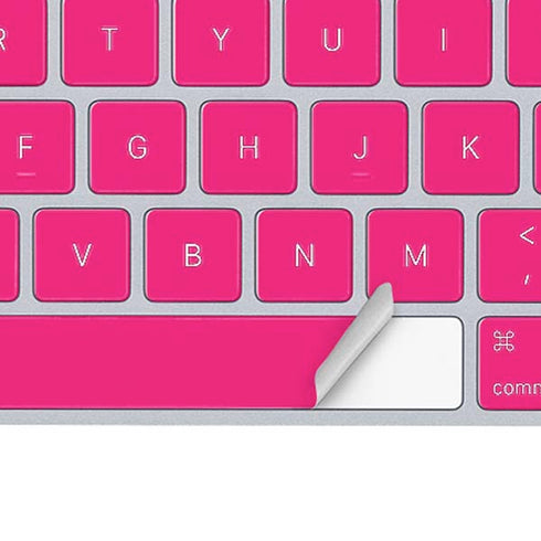 HOT Pink Solid Magic Keyboard Skin