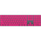 HOT Pink Solid Magic Keyboard with Numeric Keypad Skin