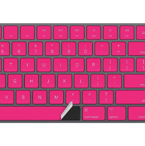 HOT Pink Solid Magic Keyboard with Numeric Keypad Skin