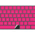 HOT Pink Solid Magic Keyboard with Numeric Keypad Skin