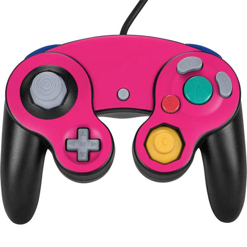 HOT Pink Solid Nintendo GameCube Controller Skin