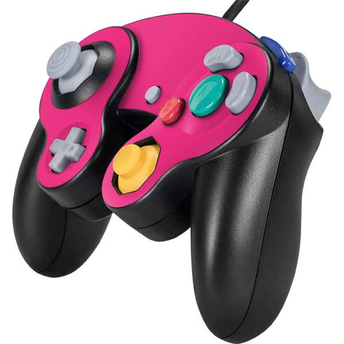 HOT Pink Solid Nintendo GameCube Controller Skin