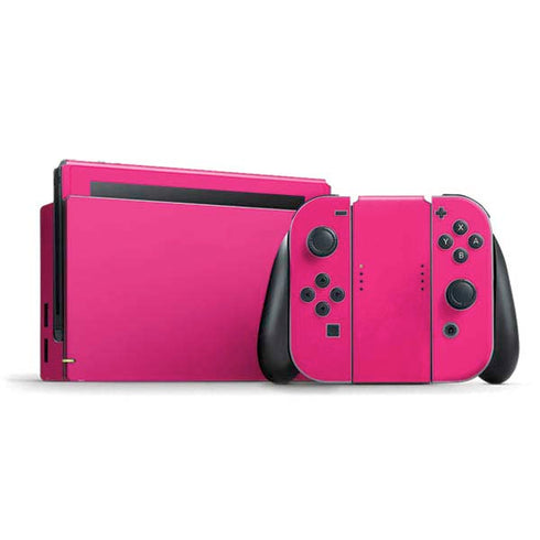 HOT Pink Solid Nintendo Switch Bundle Skin