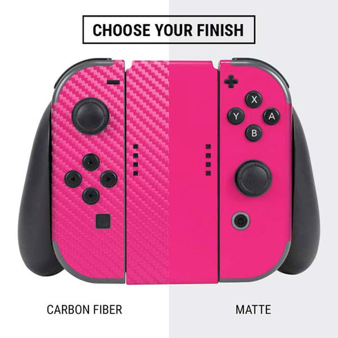 HOT Pink Solid Nintendo Switch Bundle Skin