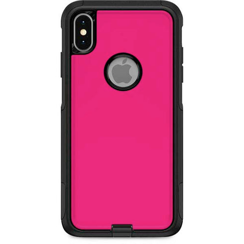 HOT Pink Solid Otterbox Commuter iPhone Skin