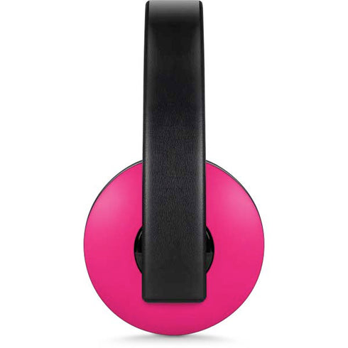 HOT Pink Solid PlayStation 4 Gold Wireless Headset Skin