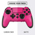 HOT Pink Solid PlayStation Scuf Vantage 2 Controller Skin