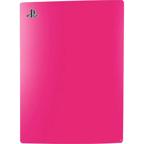 HOT Pink Solid PS5 Digital Edition Console Skin
