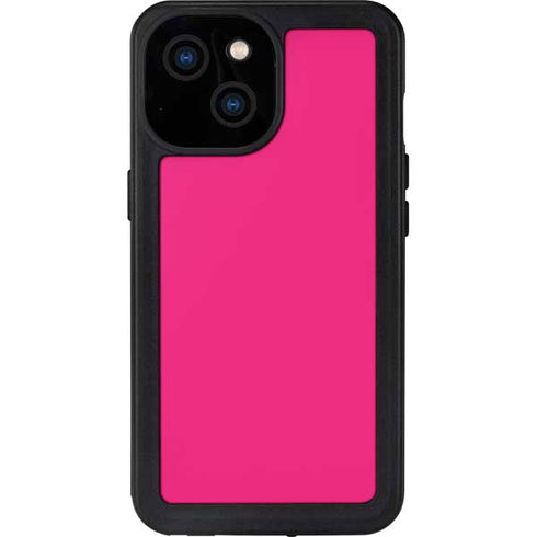HOT Pink iPhone 15 Waterproof Case