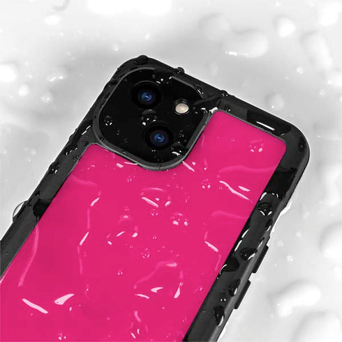 HOT Pink iPhone 15 Waterproof Case