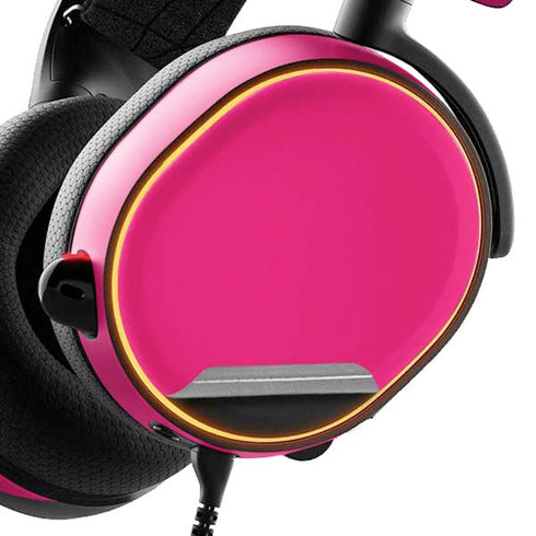 HOT Pink Solid SteelSeries Arctis 5 Skin